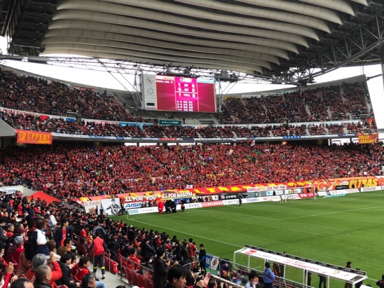 ８月１１日はフルハウスの豊田スタジアム 対アントラーズ ロボットやサッカーや日常のブログ